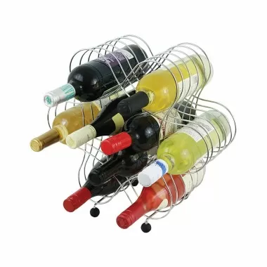Oenophilia Atomic Wine Rack - With Bottles
