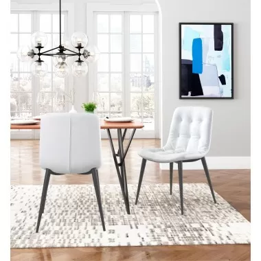 Zuo Modern Tangiers Dining Chair in White - Lifestyle
