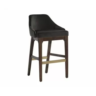 Kace Barstool - Leo Shale Grey - Angled View