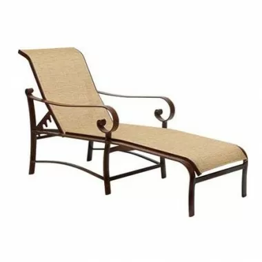 Woodard Belden Sling Adjustable Chaise Lounge