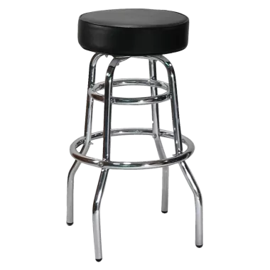 H&D Seating Double Ring Backless Barstool