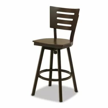 Telescope Casual Avant MGP Aluminum Balcony Height Swivel Chair - Set of 2