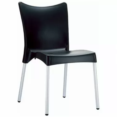 Compamia Juliette Resin Dining Chair Black - Set of 2