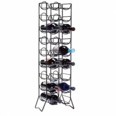 Oenophilia Scaffovino 18 Floor Rack Black