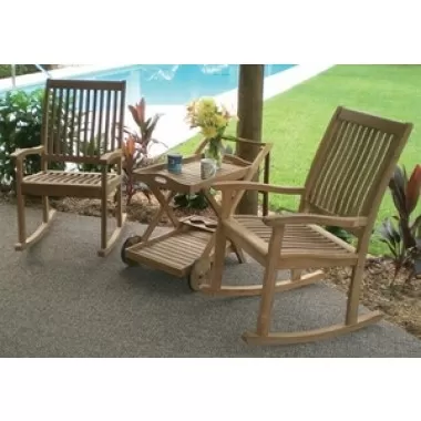 Royal Teak Highback Rocking Chair