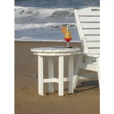 POLYWOOD Round 18-inch Side Table