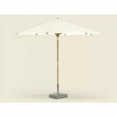 Royal Teak 10' Deluxe Umbrella - White