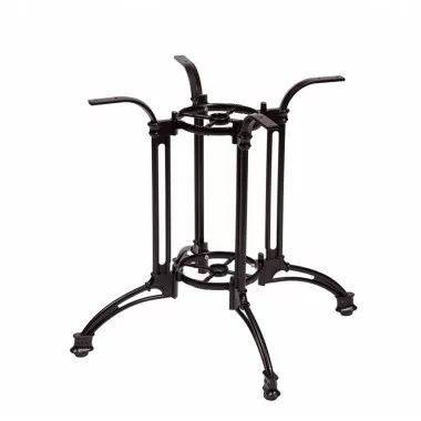 Boca Aluminum Table Base Black Powder Coat 