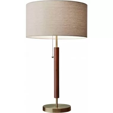 Hamilton Table Lamp - Walnut 