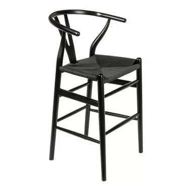 Aeon Albany Counter Stool Black / Black Cord