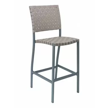 Powder Coated Aluminum Barstool - BAL-5800S - Anthracite Black
