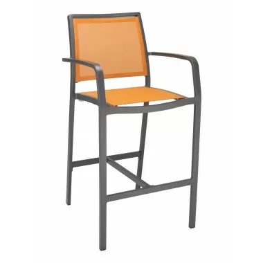 Aluminum Barstool - BAL-5724A - Anthracite Citrus