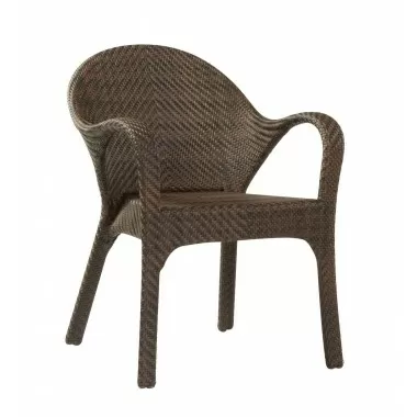 Woodard Et Cetera Bali Small Dining Chair - Angled
