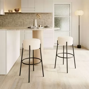 Blanche Barstool in Ivory - Lifestyle