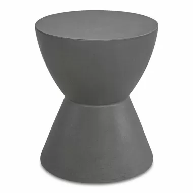 Moe's Home Collection Hourglass Outdoor Stool - Front Top Angle