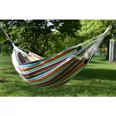 Brazilian Sunbrella Hammock - Double (Carousel Confetti)