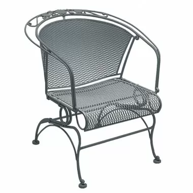 Woodard Briarwood Coil Spring Barrel Chair with Optional Seat Cushion