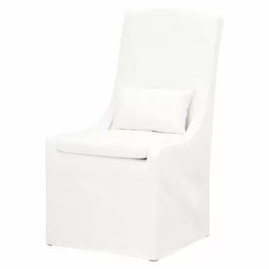Colette Dining Chair - Livesmart Peyton Pearl - Angled View
