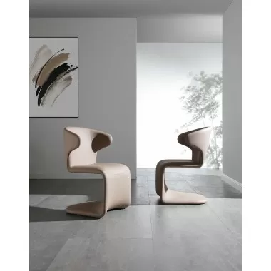 Elena Dining Chair in Taupe-Lifestyle 1
