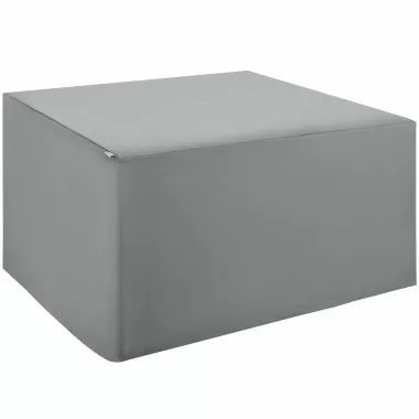 Modway Immerse Convene / Sojourn / Summon Dining Set Outdoor Patio Furniture Cover - Gray - Front Side Angle