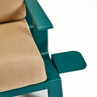 Woodard Elevation LHF Side Tray Table