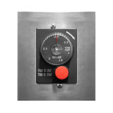 TrueFlame E-Stop Mounting Bracket - Close-up