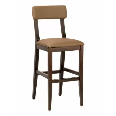 45" European Beechwood Wood Barstool - FLS-21B