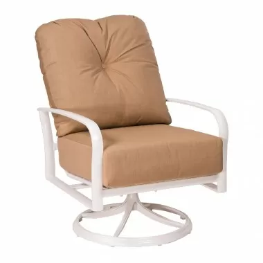 Woodard Fremont Cushion Swivel Rocking Lounge Chair - Angled