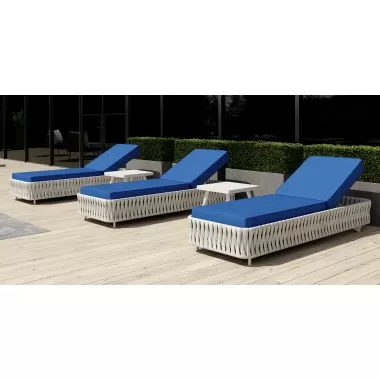 Source Furniture Aria 28" Aluminum Frame Chaise