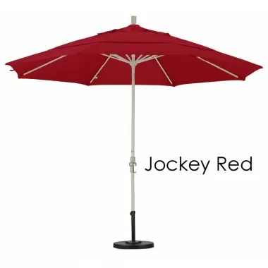 California Umbrella 11' Aluminum Market Umbrella Collar Tilt DV Sand - Sunbrella