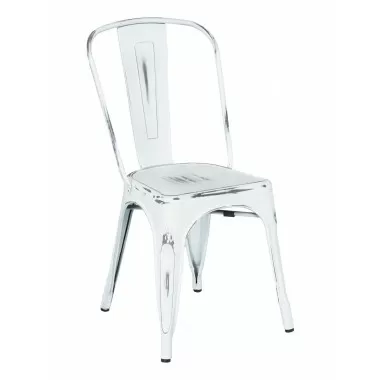 Industrial Chair In Whitewash