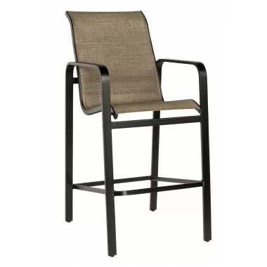 Woodard Landings Landings Sling Bar Stool - Angled
