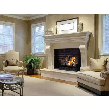 Superior Fireplaces 24" Ozark Charred Oak Logs 8 pcs Set - Lifestyle