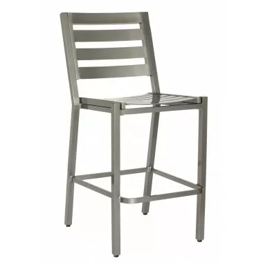 Woodard Palm Coast Slat Bar Stool - Angled