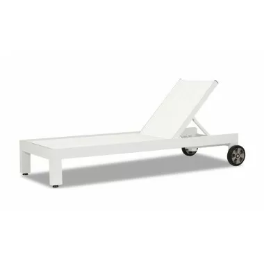Sunset West Newport Adjustable Sling Chaise - Perspective