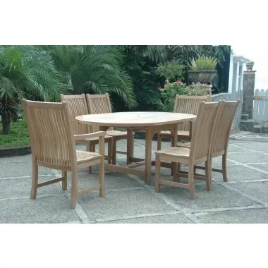Anderson Teak Bahama Chicago 7-Pieces Dining Chair