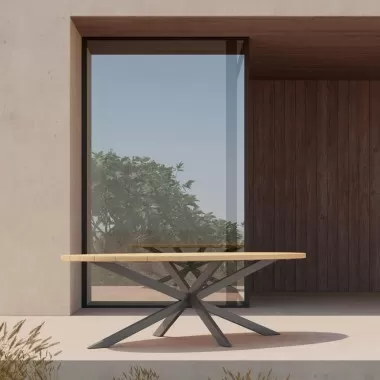 Azzurro Sicily 94" Ellipse Dining Table