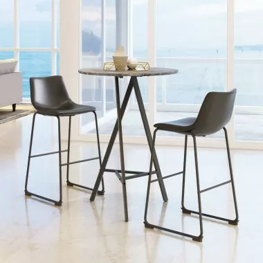 Smart Barstool in Black - Lifestyle 1