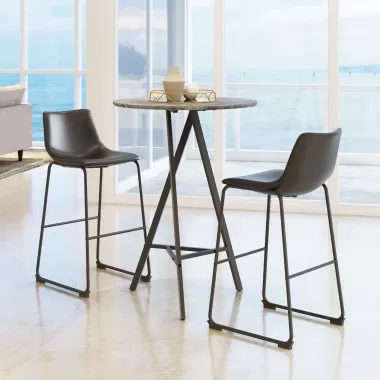  Smart Barstool in Black - Lifestyle 1