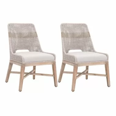 Essentials For Living Tapestry Dining Chair - Set of Two - Set in Front Side Angle