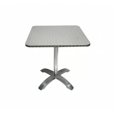 H&D Seating 23.5in Square Aluminum Patio Table