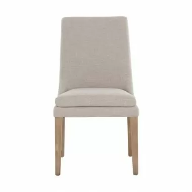Sunpan Rosine Dining Chair - Effie Flax - Set of Two - Front Angle