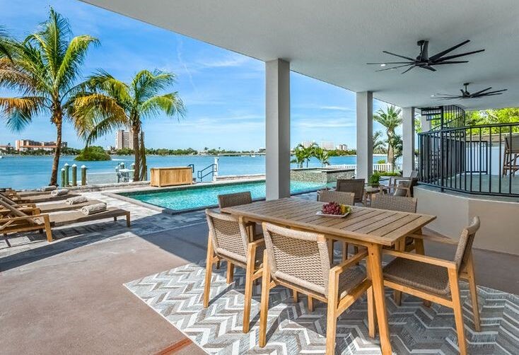 Wood Patio Table