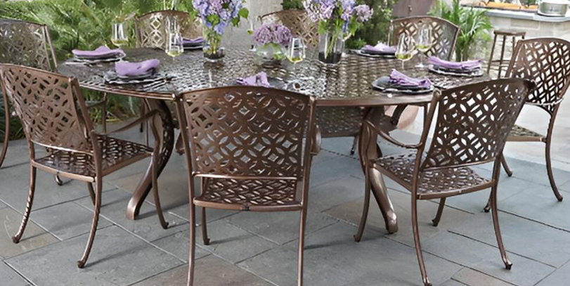 Aluminum Patio Dining Table