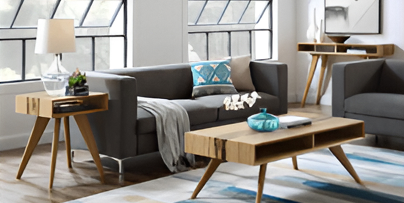 Azara Tiger Coffee Table Carmelized