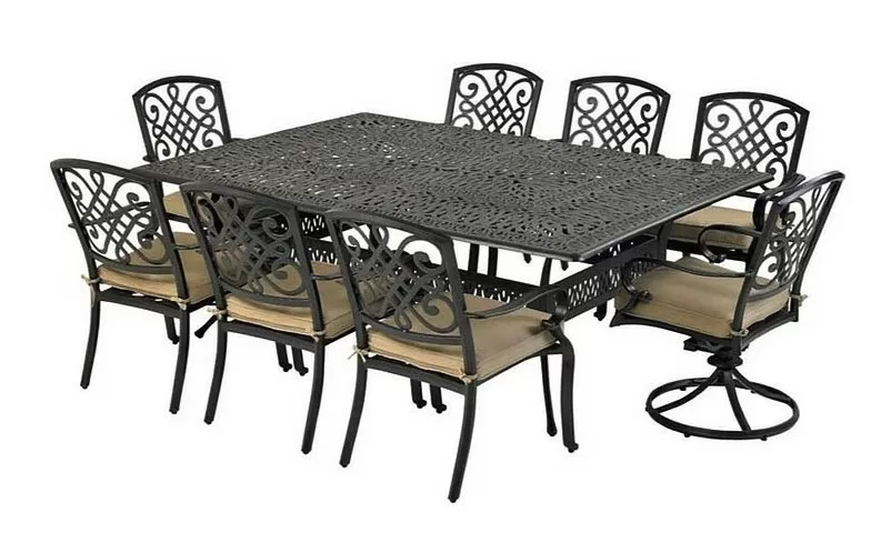 Aluminum Cushion Patio Dining Sets