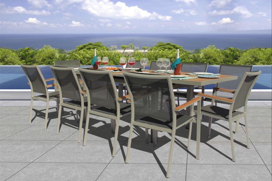 Aluminum Sling Patio Dining Sets