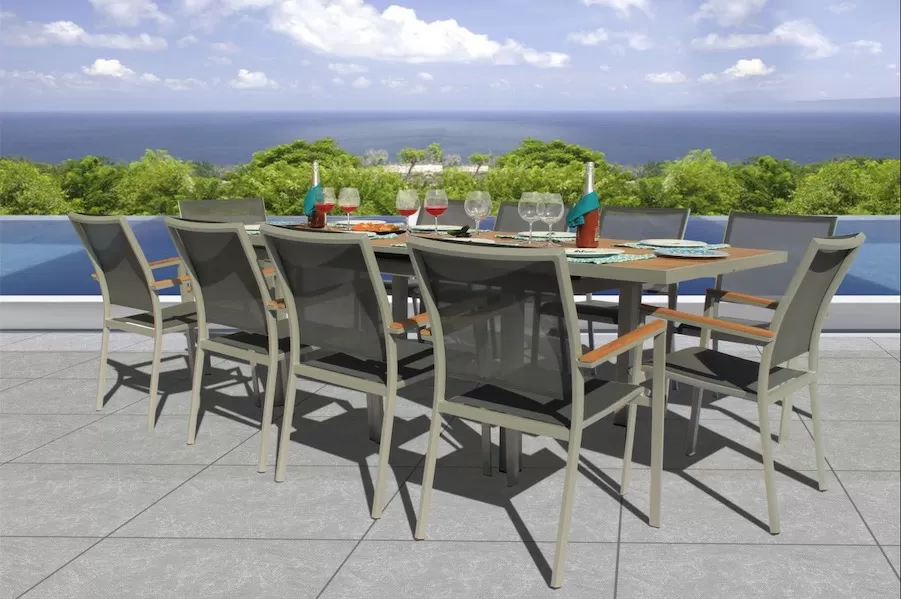 Aluminum Sling Patio Dining Sets