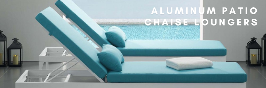 Aluminum Patio Chaise Loungers