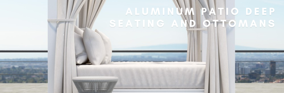 Aluminum Patio Deep Seating 